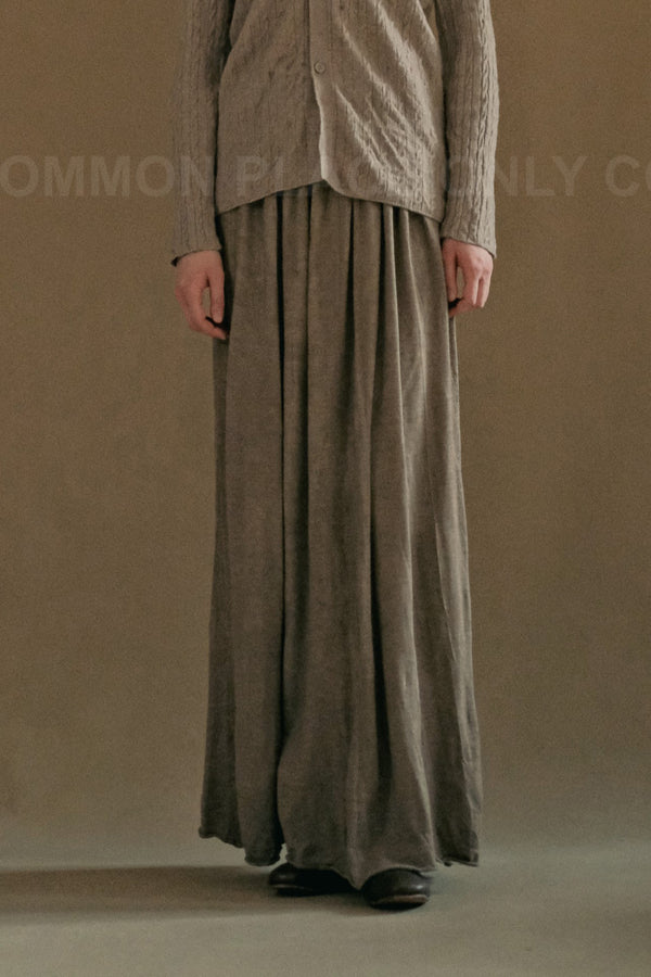 MUTEDANCE cashmere skirt MD23FW88 camel PM95